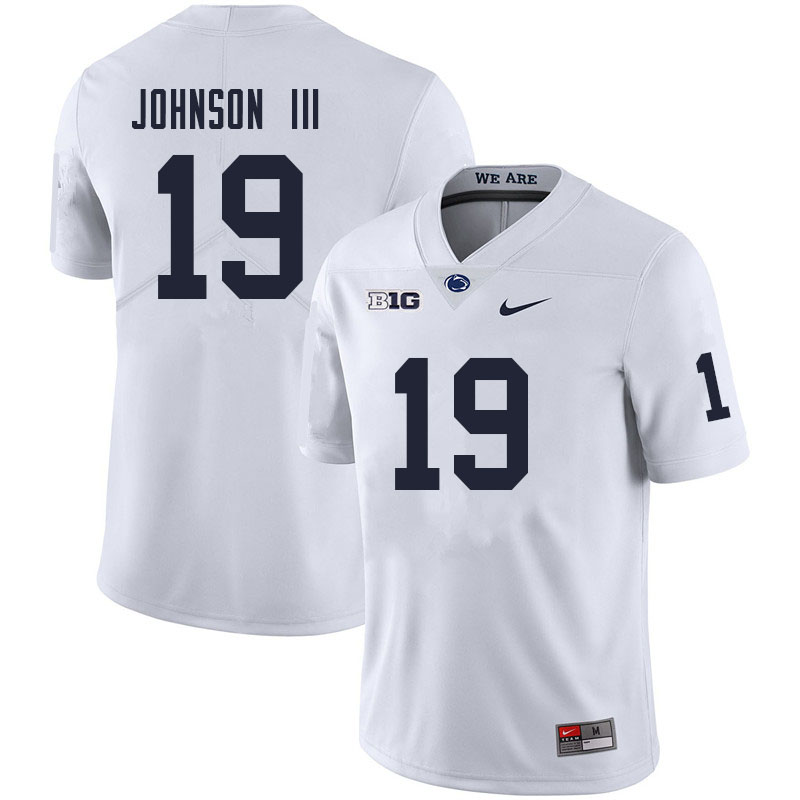 Men #19 Joseph Johnson III Penn State Nittany Lions College Football Jerseys Sale-White